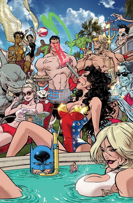Justice League Unlimited #21 (Cover F — Kaare Andrews (SWIMSUIT CARDSTOCK))