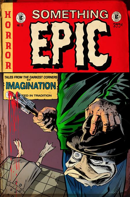 Something Epic #13 (Cover D — Szymon Kudranski (EC Horror Homage Variant))