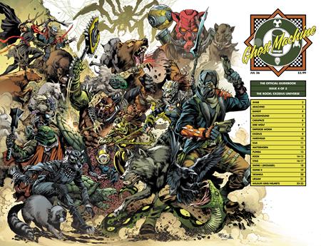 Ghost Machine The Official Guidebook #4 (Cover C — Ivan Reis, Danny Miki, Brad Anderson (Wraparound Cover))