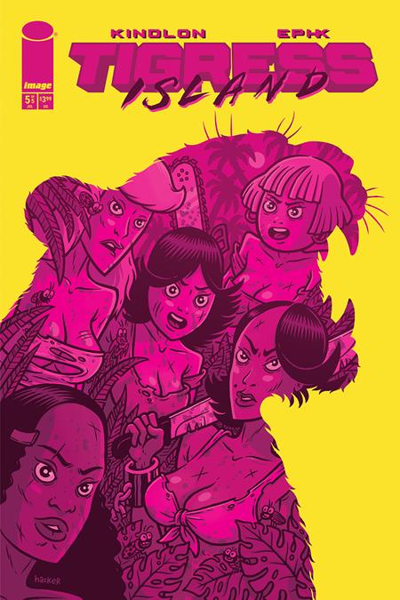 Tigress Island #5 (Cover C — Michael Hacker)