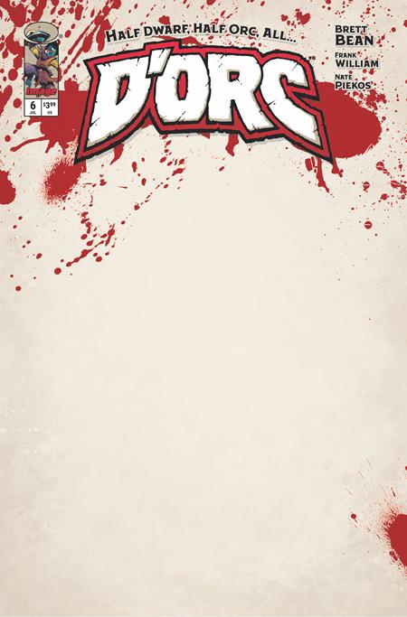 Dorc #6 (Cover E — Blank Sketch)