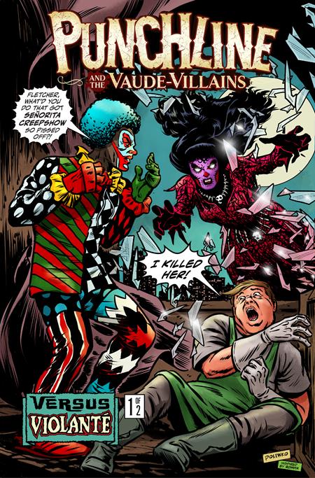 Punchline and the Vaude-Villains vs Violante #1 (Cover B — Nik Poliwko)