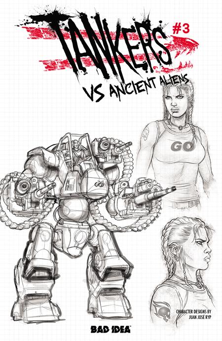 Tankers Vs Ancient Aliens #3 (Cover C — Juan Jose Ryp (Design))