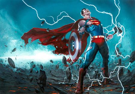 Avengers/JLA #4 Facsimile Edition (Cover E — Gabriele Dell Otto)