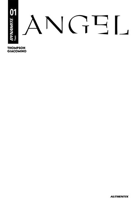 Angel #1 (Cover H — Blank (Blank Authentix))