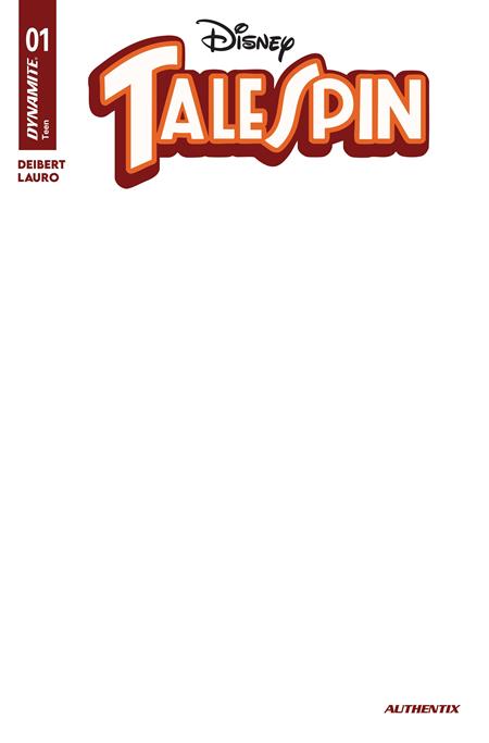 Talespin #1 (Cover G — Blank (Blank Authentix))