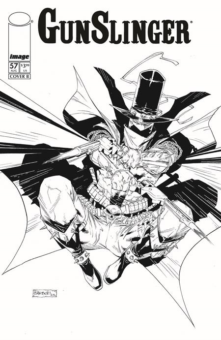 Gunslinger Spawn #57 (Cover B — Carlo Barberi (B&W Var))