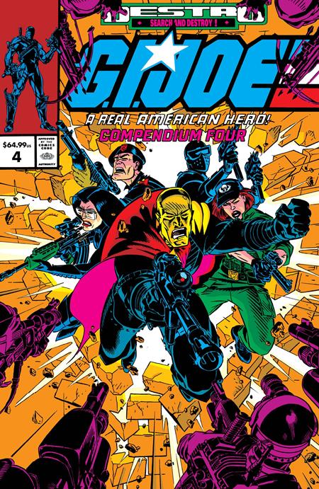 GI JOE A REAL AMERICAN HERO COMPENDIUM TP VOL 04 DIRECT MARKET EXCLUSIVE MICHAEL GOLDEN CVR Vol. 4