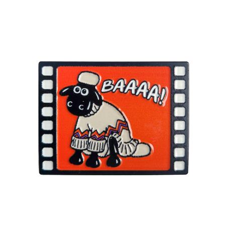 Wallace & Gromit Shaun Enamel Pin Badge #1