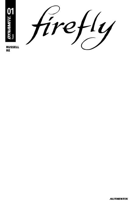 Firefly #1 (Cover I — Blank Authentix (Blank Authentix))