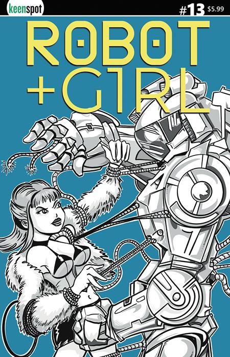 Robot + Girl #13 (Cover C — Christopher Whitehead)