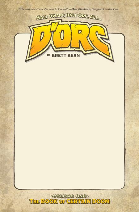 Dorc TP Vol. 1 (Cover C — Brett Bean)