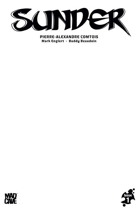 Sunder #1 (Cover E — Blank Sketch (Blank Sketch))