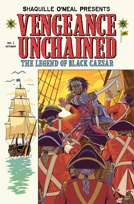 Shaquille O'Neal Presents… Vengeance Unchained: The Legend of Black Caesar #1 (Cover B — Matt Talbot (EC Piracy Homage))