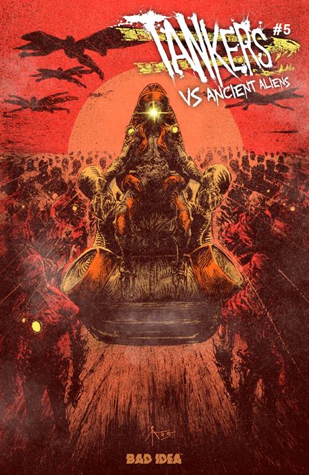 Tankers vs Ancient Aliens #5 (Cover B — Caleb Ady)