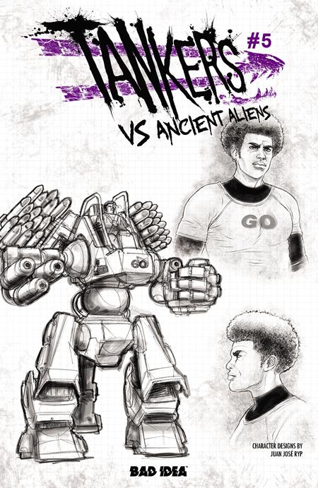 Tankers vs Ancient Aliens #5 (Cover C — Juan Jose Ryp (Design))