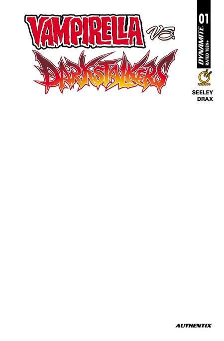 Vampirella Vs. Darkstalkers Special #1 (Cover F — Blank Authentix (Blank Authentix))