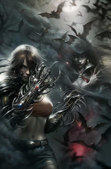 VAMPIRELLA X WITCHBLADE SPECIAL #1 (Cover P — Francesco Mattina Foil Virgin)
