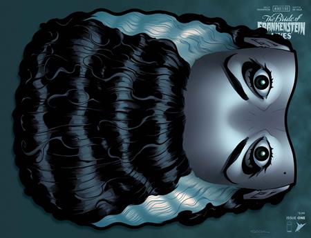 Universal Monsters Bride Of Frankenstein Lives #1 (Cover K — Ryan Sook (Die Cut Foil Hairiant Var))