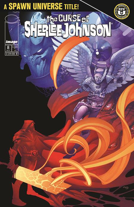 Spawn The Curse Of Sherlee Johnson #8 (Cover B — Chris Stevens (B&W Virgin Var))