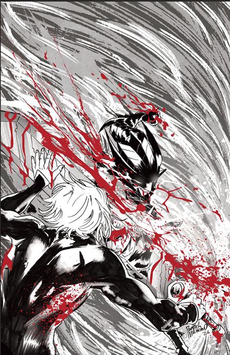 Fireborn #5 (Cover E — Patrick Mulholland (Black And White And Blood Virgin Cardstock Var))