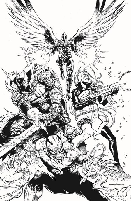 Spawn Scorched #56 (Cover B — Yildiray Cinar (B&W Virgin Var))