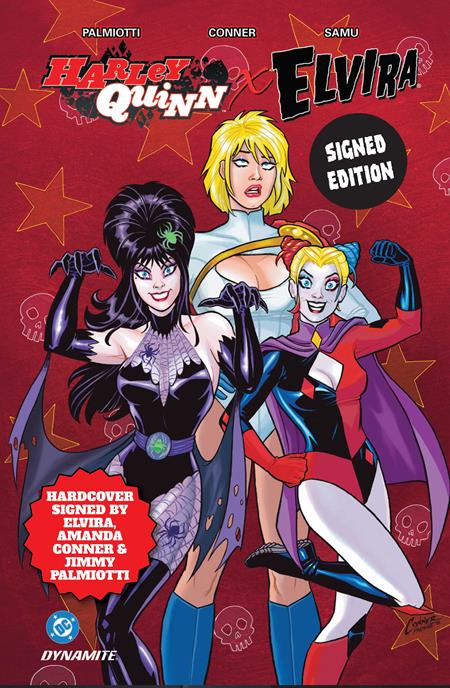 Harley Quinn X Elvira HC Signed By Elvira #1