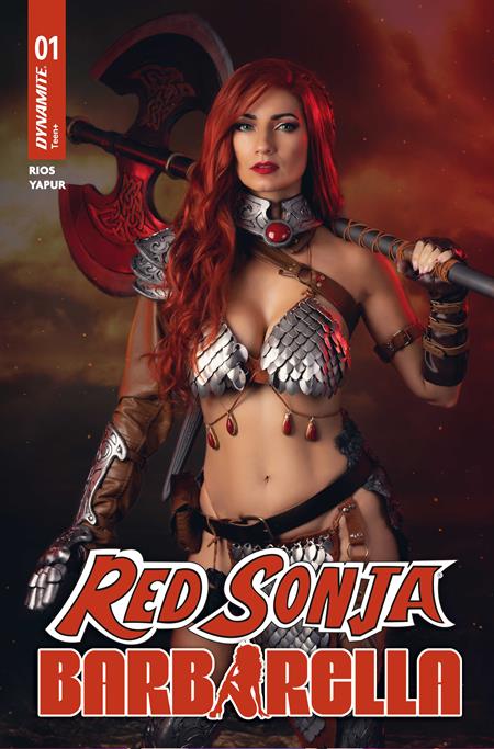 Red Sonja / Barbarella #1 (Cover D — Cosplay Ivy Red Sonja)