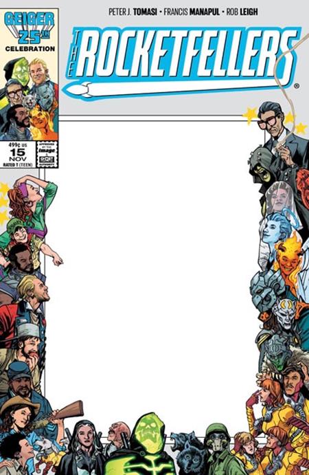 Rocketfellers #15 (Cover D — Blank Sketch (Blank Sketch Var))