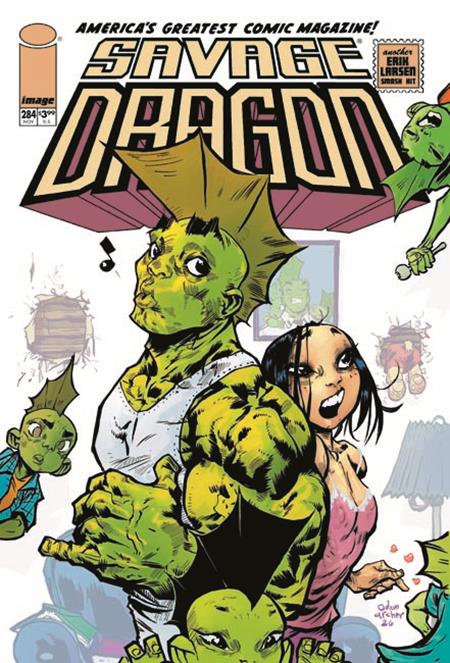 Savage Dragon #284 (Cover C — Adam Archer)