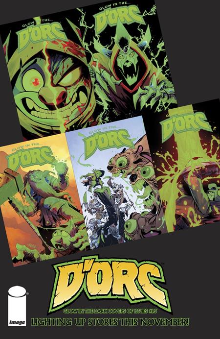Dorc #1-5 Glow In The Dorc Variant Set