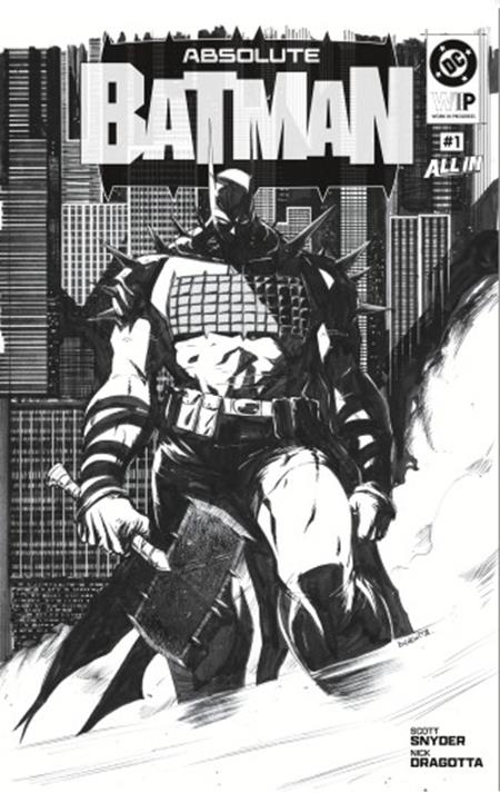 DC W.I.P. Absolute Batman #1 (2nd Printing) (Cover B — Nick Dragotta (2nd Printing Variant))