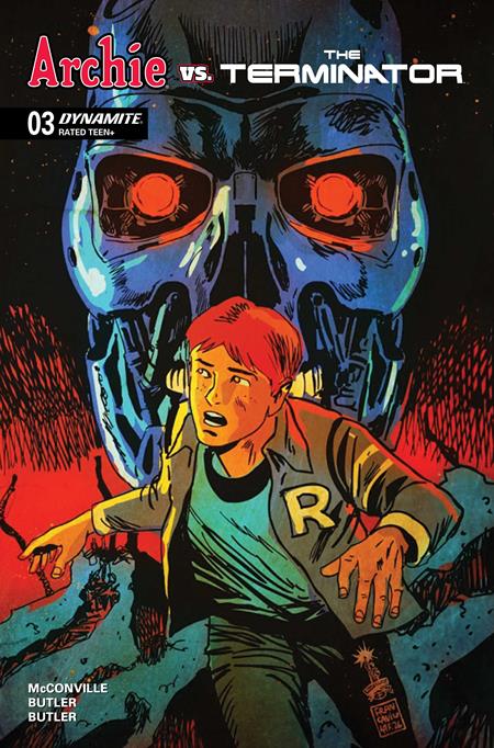 Archie Vs. The Terminator #3 (Cover E — Francesco Francavilla (Metal Premium))