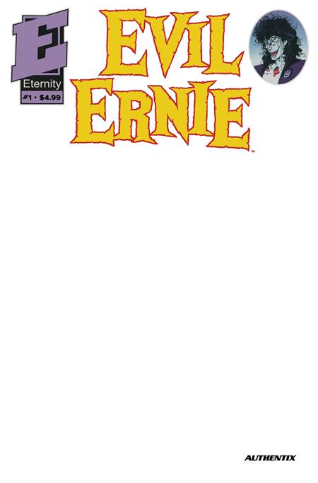 Evil Ernie 30th Anniversary Facsimile Edition #1 (Cover B — Blank Authentix (Blank Authentix))