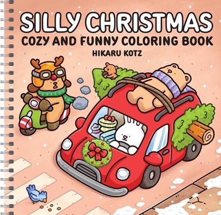 Silly Christmas: Cozy and Funny Coloring Book for Adults and Teens TP