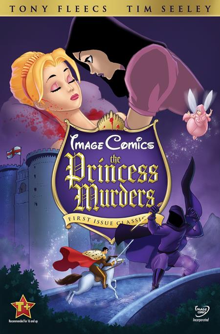 The Princess Murders #1 (Cover D — Tim Seeley, Allen Passalaqua (Sleeping Beauty Animation Homage))
