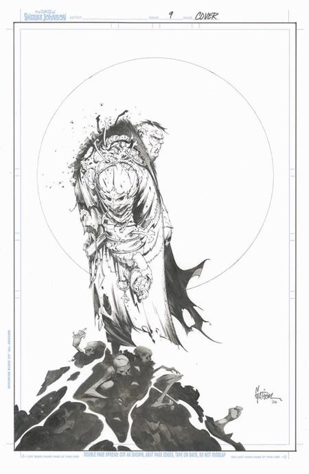 Spawn The Curse of Sherlee Johnson #9 (Cover C — Jonathan Glapion (B&W Virgin))