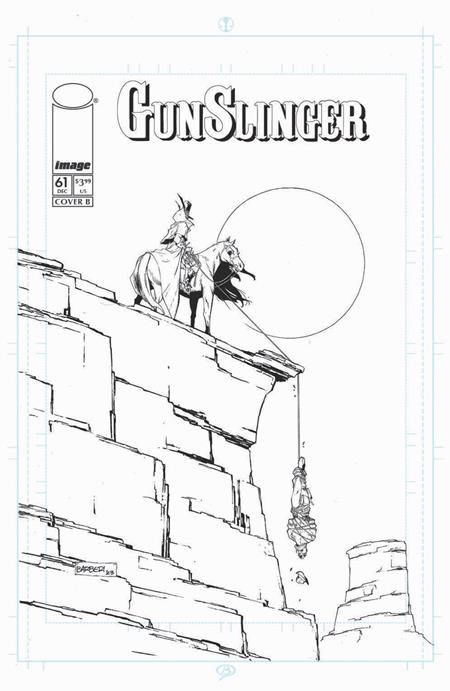 Gunslinger Spawn #61 (Cover B — Carlo Barberi (B&W))