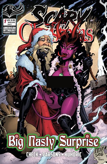 Scary Christmas: Big Nasty Surprise #1 (Cover C — Neil Vokes (Racy))