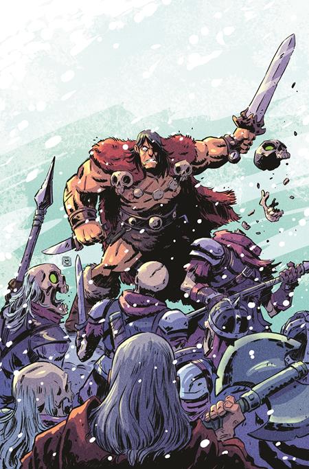 Conan The Barbarian Tides of the Tyrant King #4 (Cover E — Derek Laufman (Virgin Cardstock))