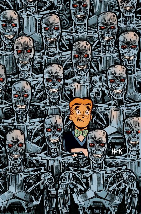 Archie Vs. The Terminator #4 (Cover F — Robert Hack (Virgin))
