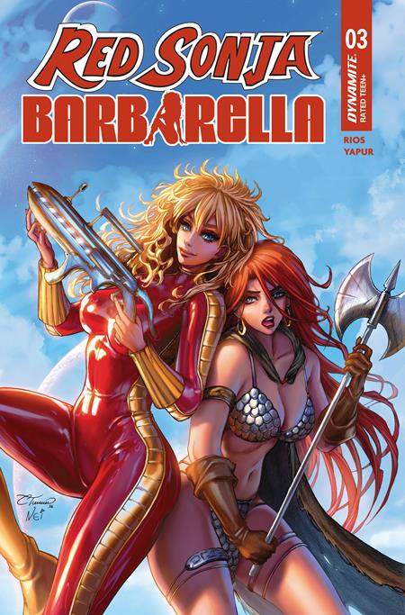 Red Sonja / Barbarella #3 (Cover B — Collette Turner)