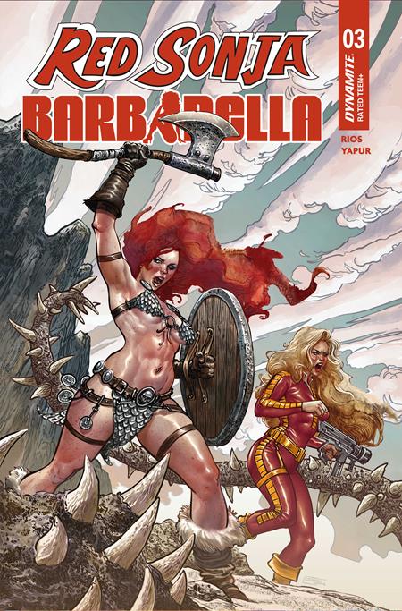 Red Sonja / Barbarella #3 (Cover C — Diego Yapur)