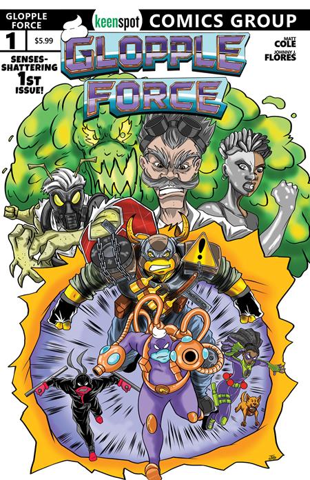 Glopple Force #1 (Cover C — Johnny J. Flores (Homage))