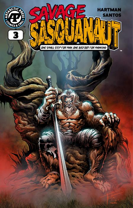 Savage Sasquanaut #3 (Cover B — Rod Thornton)
