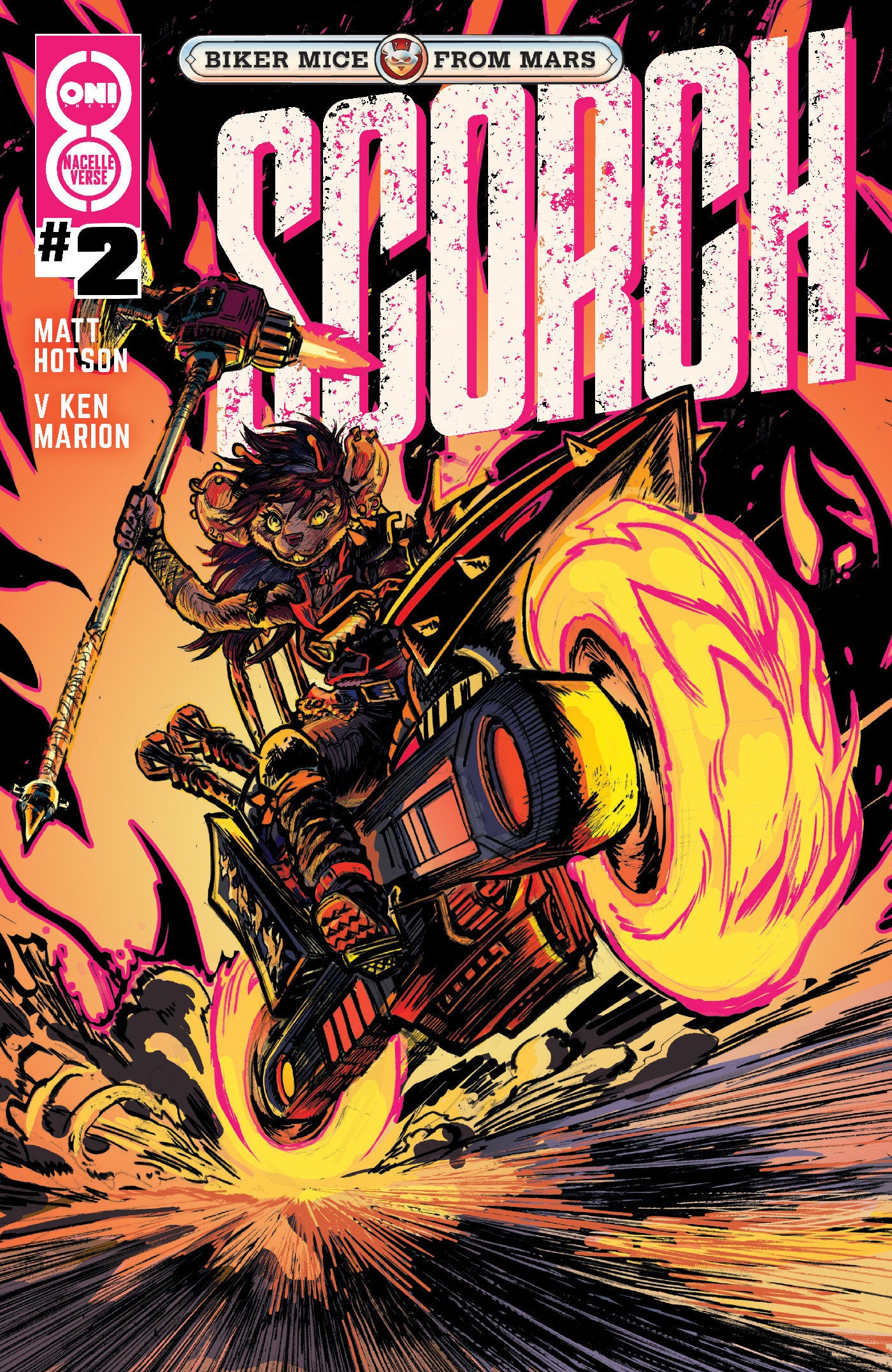 Biker Mice from Mars: Scorch #2 (BIKER MICE FROM MARS SCORCH #2 CVR B VICTOR ALPI VAR)