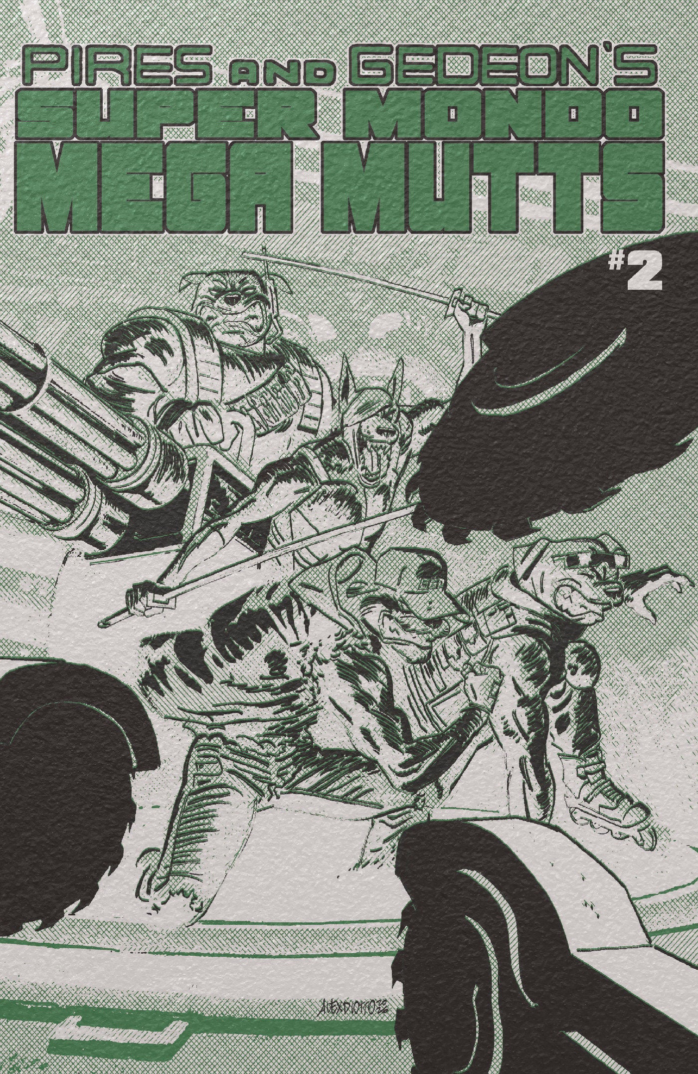 Super Mondo Mega Mutts #2 (SUPER MONDO MEGA MUTTS #2 CVR E ALEX DIOTTO FOIL VAR)