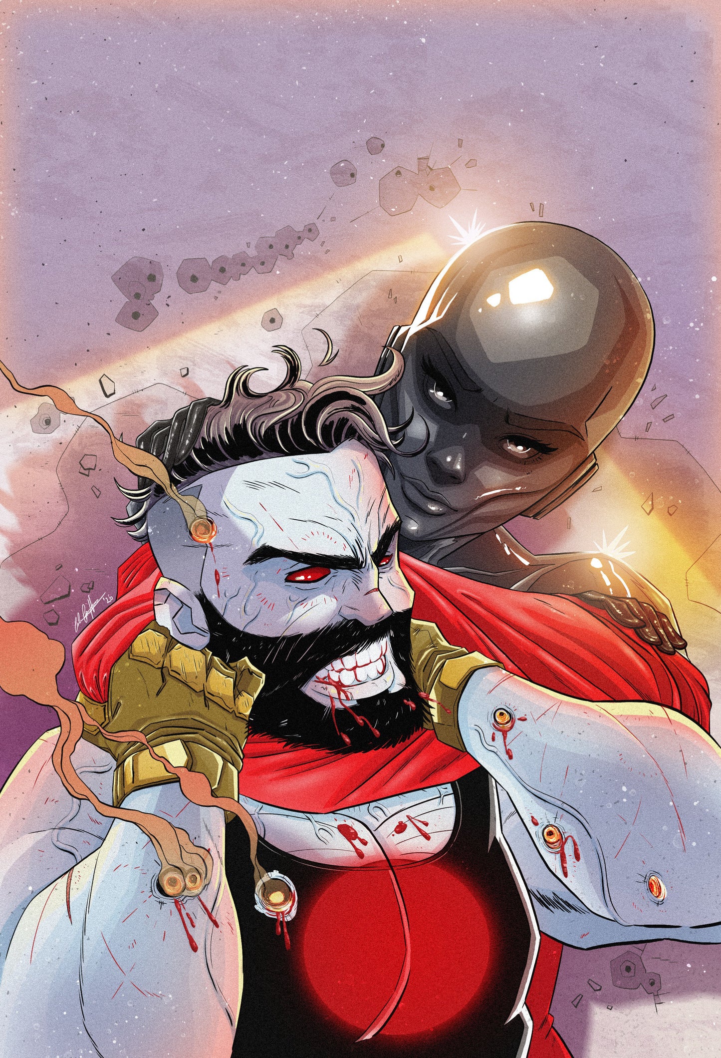 Valiant Beyond: Bloodshot #7 (--Toy Soldiers #1 Variant C (Griffin Full Art))