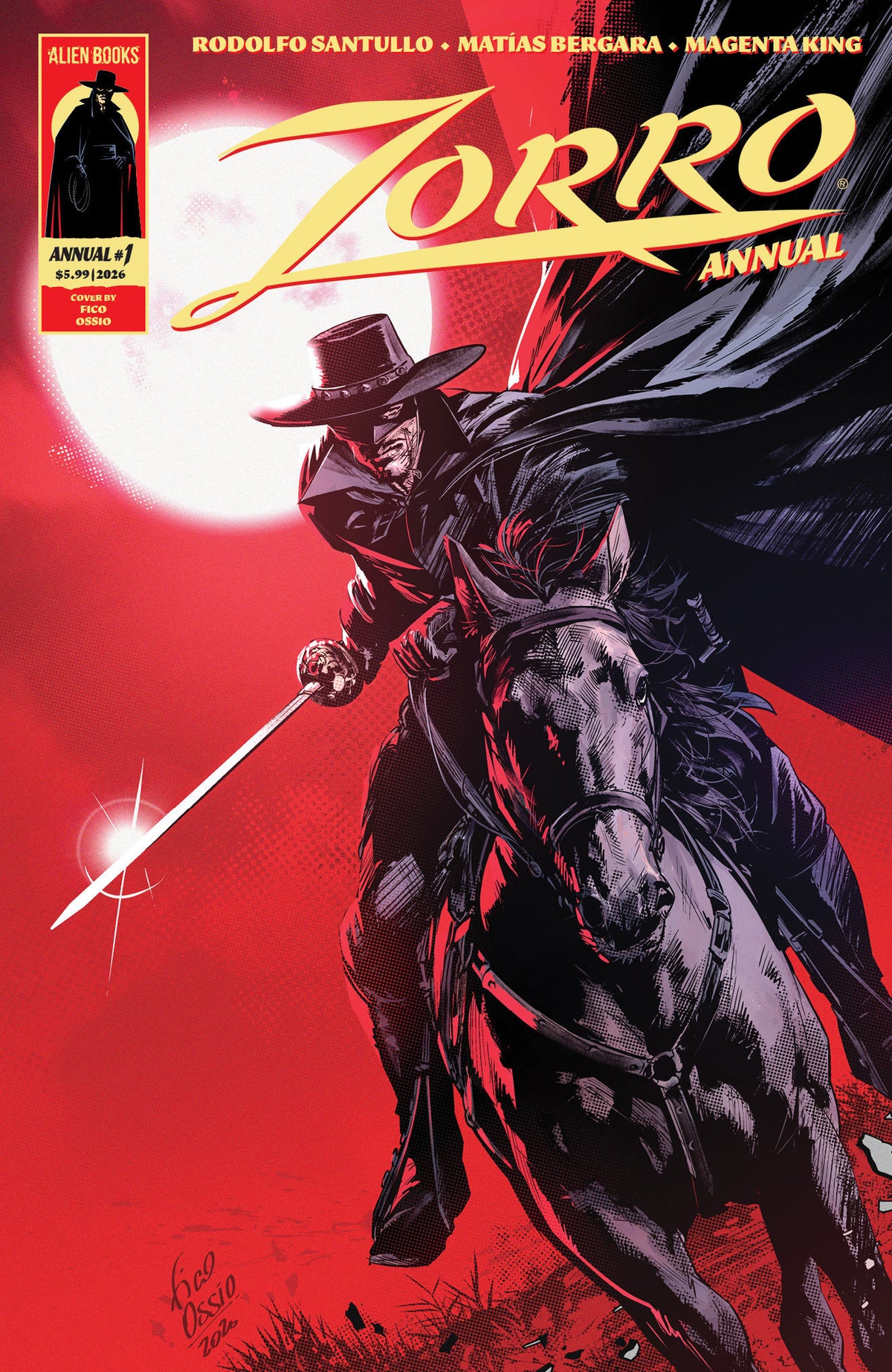 Zorro Annual #1 Variant B (Ossio) (Zorro Annual #1 Variant B (Ossio))