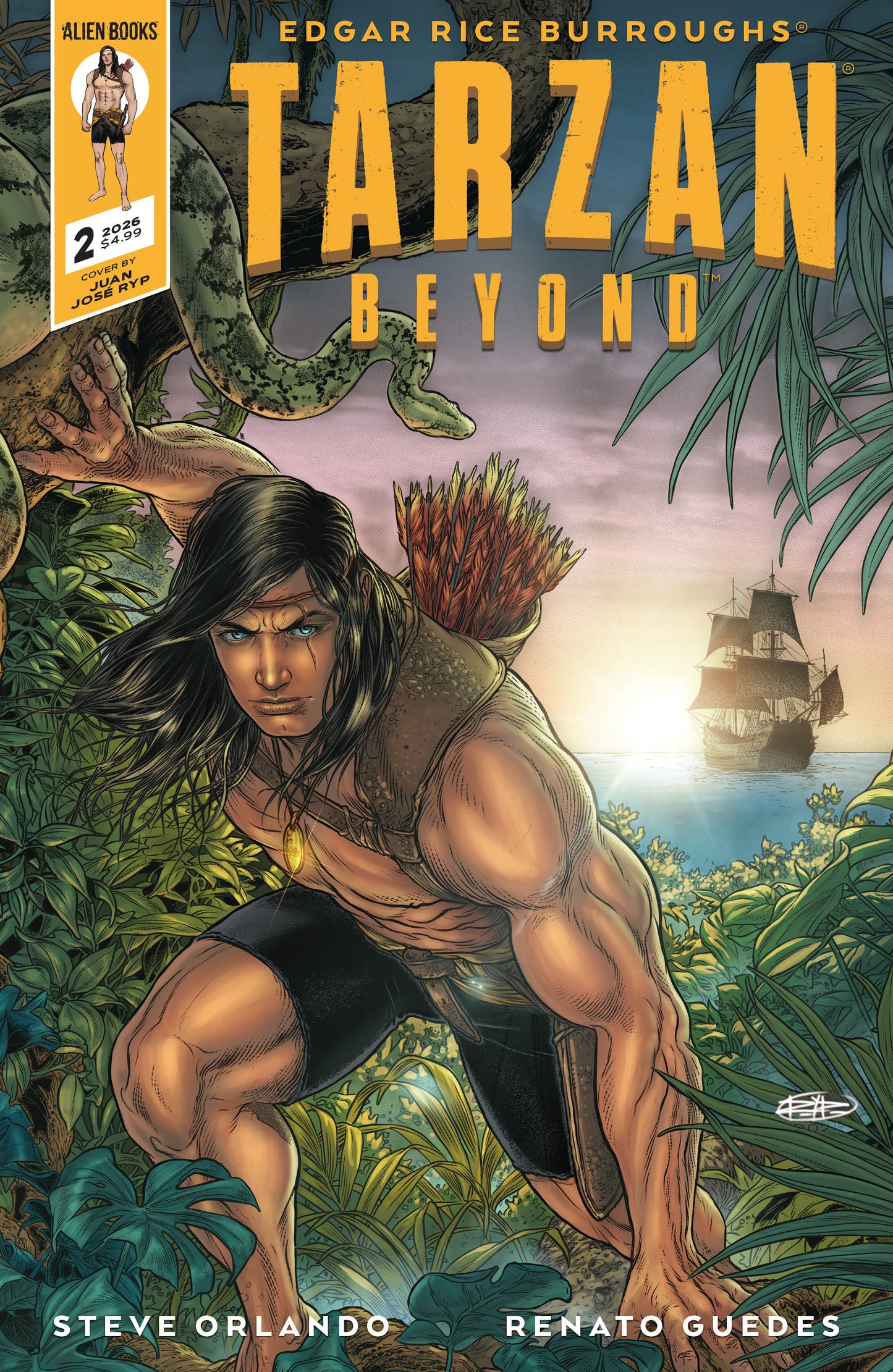 Tarzan Beyond #2 (Variant B (Ryp))